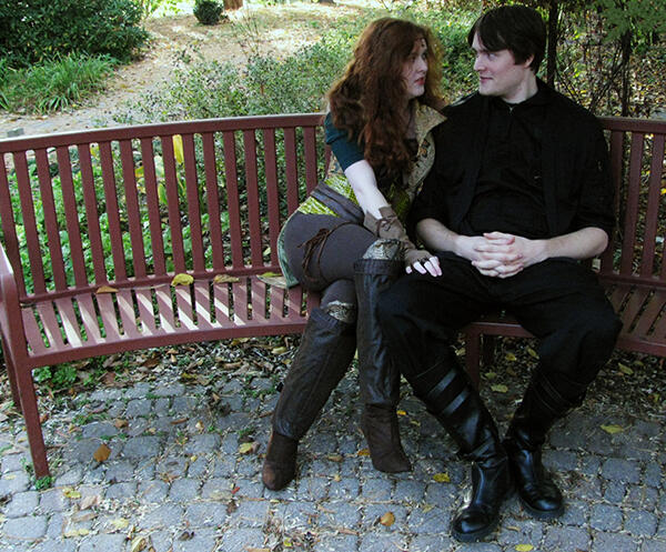 November 2010 // Original Queen Mother outfit &amp; Darth Caedus [ Photo by Deb ]