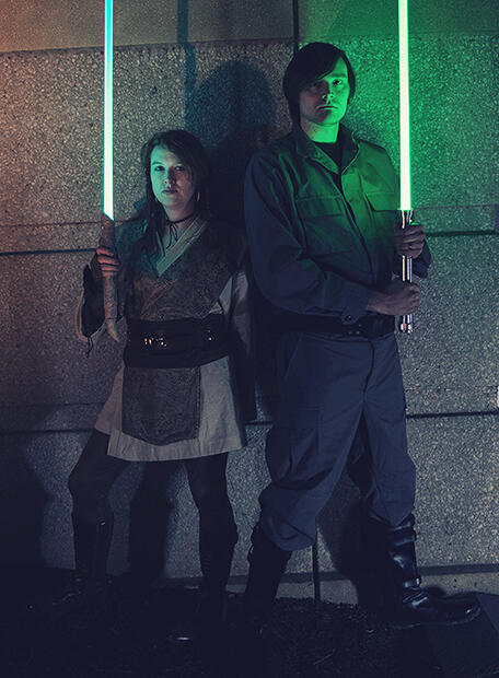 Katsucon 2017 // Tenel Ka Djo (Original Jedi Robes) &amp; Jacen Solo [ Photo by Erin ]