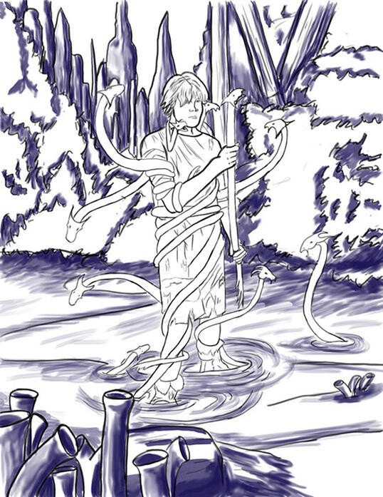 Jacen Solo &amp; His Amphistaff Gang